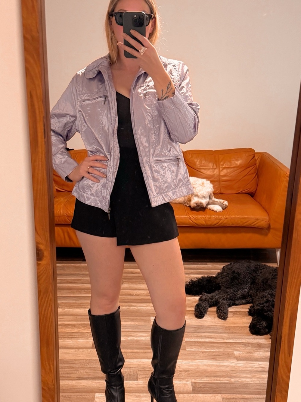 Vintage Tanjay Purple Metallic Jacket